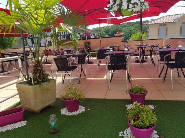 Hotel Restaurant Les Kakis Barbotan-les-Thermes Exteriér fotografie